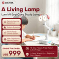 Hongxing Technology Lumi Smart Companion Robot Desk Lamp, Eye Protection Study Lamp, Homework Eye Protection Lamp, AI Robot Bedside Lamp